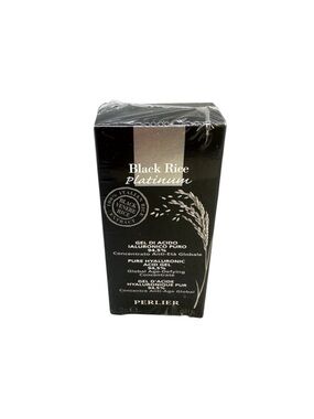 Perlier Black Rice Platinum Pure Hyaluronic Acid Gel 94.5% 0.5 fl oz NEW Sealed